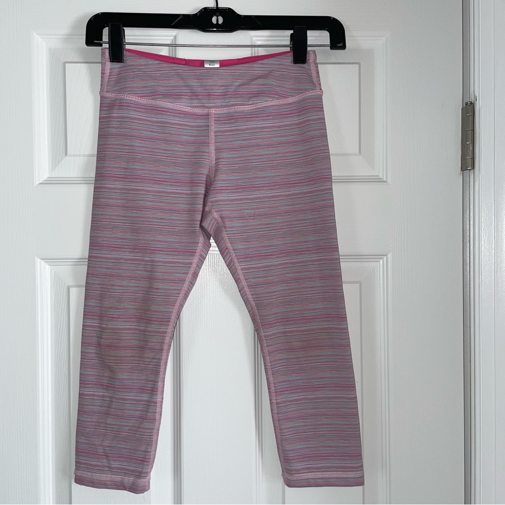Ivivva Pink Stripe Crops